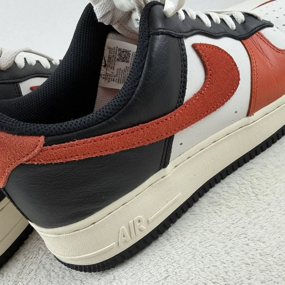 Nike Air Force 1‎ Low '07 LV8 Black Coral Phantom HQ4987-010 Men Size 9.5